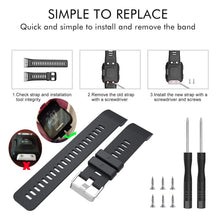 Load image into Gallery viewer, Strap For Garmin Forerunner 35 - Garmin Dreams yayuu-silicone-watch-strap-for-forerunner-35-wrist-strap-bracelet-for-garmin-forerunner-35-smart-watch-replacement-band-2,