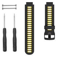 Load image into Gallery viewer, Twin Colour Strap for Garmin Forerunner 220, 230, 235, 235Lite, 620, 630, 735, 735XT - Garmin Dreams yayuu-watch-band-for-garmin-forerunner-735xt-735-220-230-235-620-630-watch-soft-silicone-s