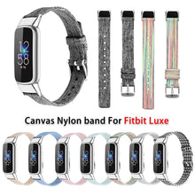 Load image into Gallery viewer, Canvas Strap For Fitbit Luxe